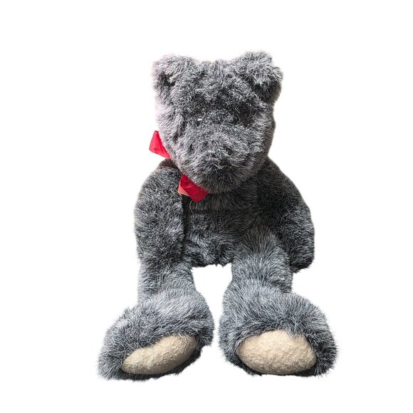 Vintage Grey Boyds Bear Plush 12" Stuffed Animal - Picture 9 of 10